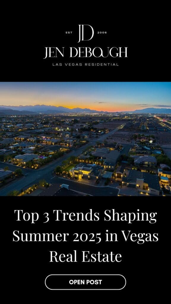 Las Vegas housing market | Trends ; Las Vegas housing trends summer 2025; Vegas real estate summer 2025; Las Vegas home prices 2025