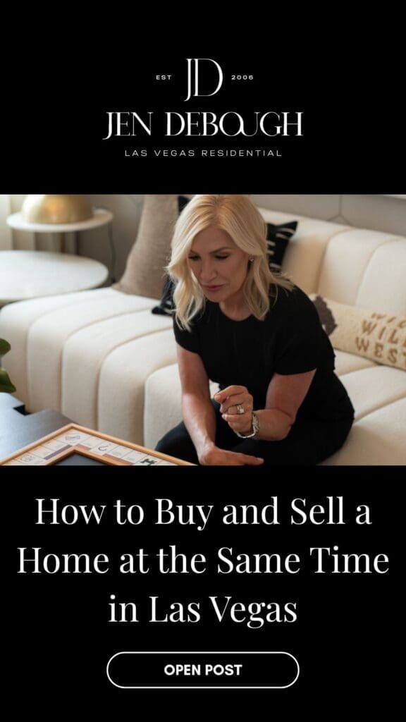 How to Buy and Sell a Home at the Same Time in Las Vegas